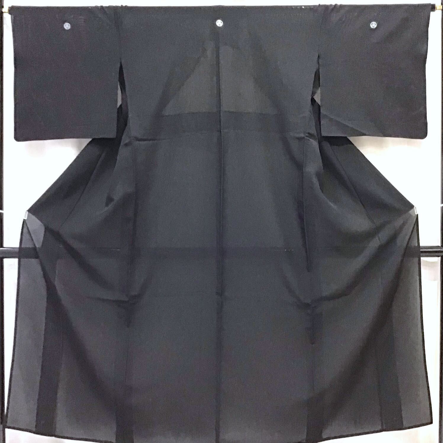 着物 絽 喪服 五つ紋 正絹 No 200701 1718 梱包サイズ80