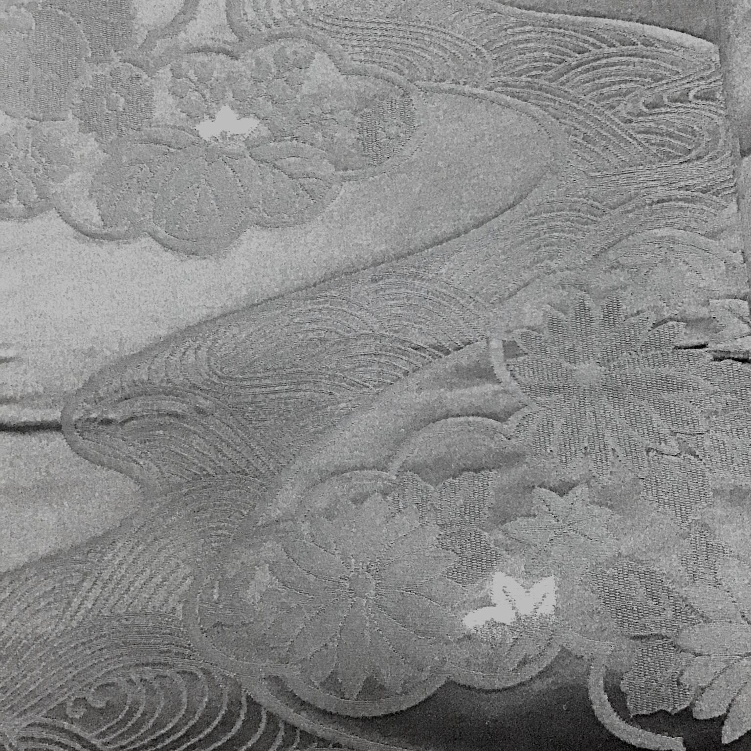  名古屋帯 喪服用 No.200701-1724 梱包サイズ60 喪服 着物