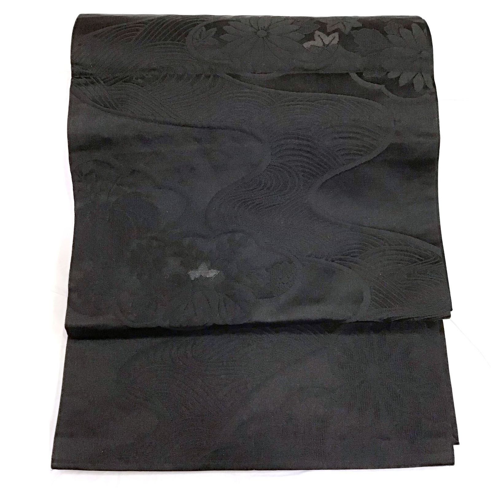 名古屋帯 喪服用 No 200701 1724 梱包サイズ60