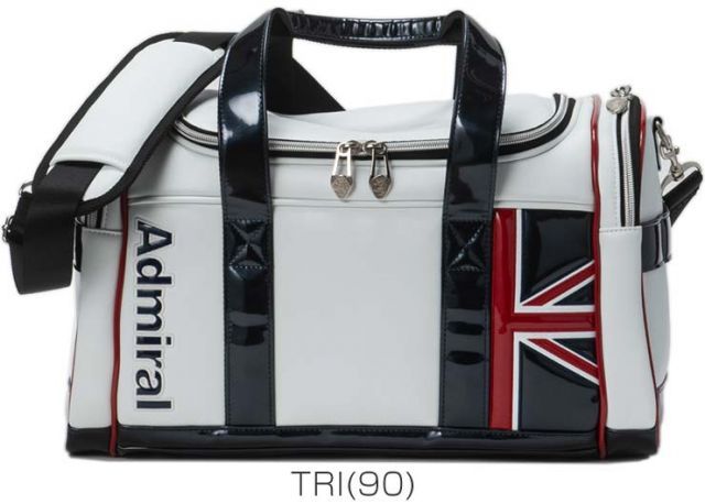 Admiral ボストンバッグ　美品 アドミラルゴルフ ユニオンジャックスポーツ ボストンバッグ ADMZ5AB1