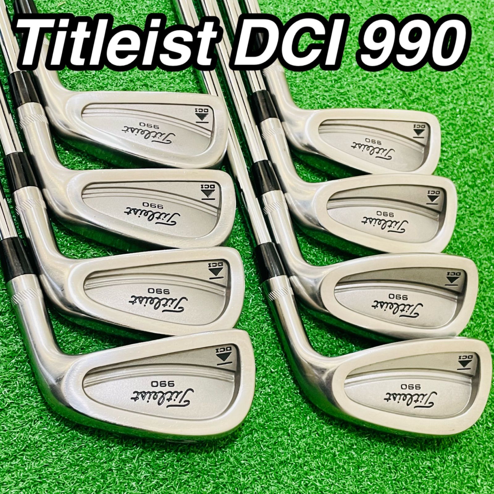 9306 Titleist DCI 990 タイトリスト メンズ 右利き アイアン8本セット RIFLE FCM 6 5 ゴルフクラブ 3 4 7 8 9 P
