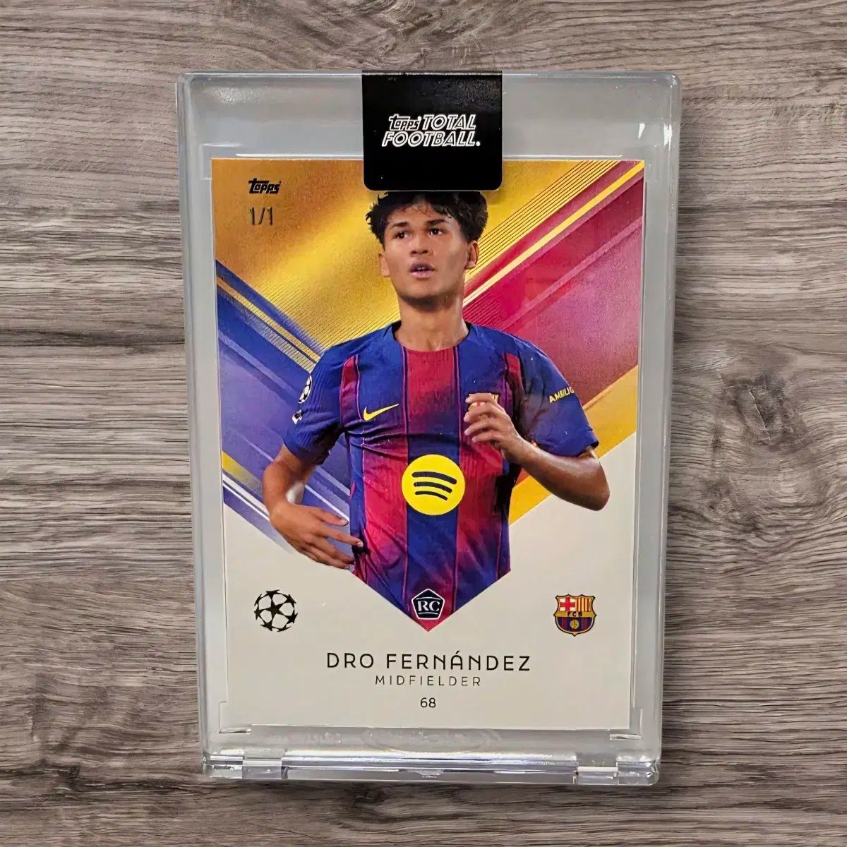 Topps Rookie バルセロナ ドロ 麻 カード