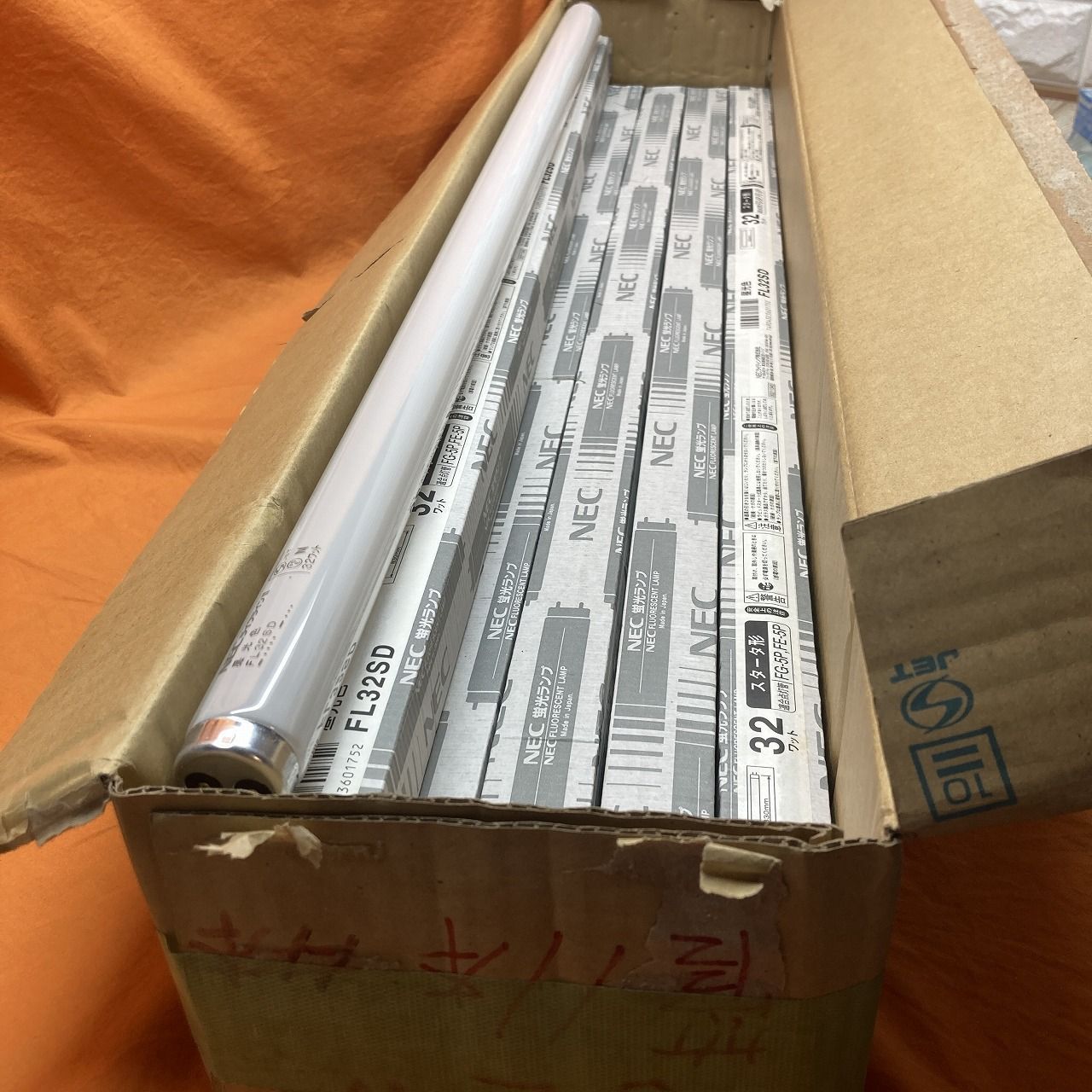 蛍光ランプ(11本セット) NEC FL32SD 32w 昼光色 スタータ形 - メルカリ