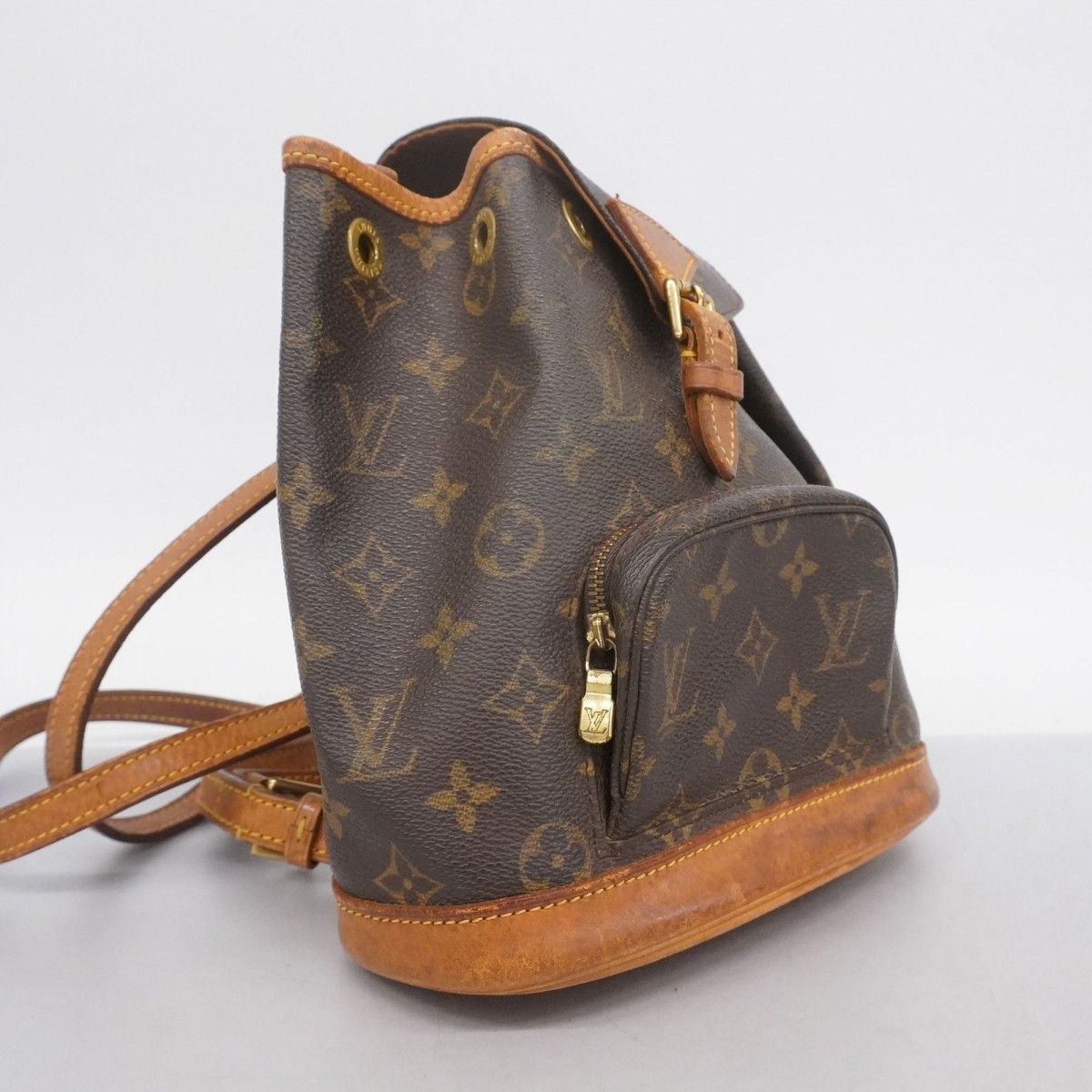 5oc2463 ルイヴィトン リュック デイパック モノグラム ミニモンスリ M51137 ブラウン レディース