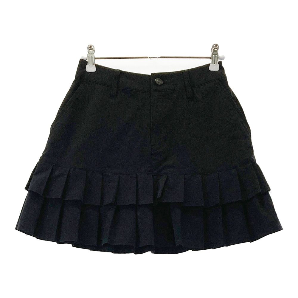 サイズ 00 JACK BUNNY ジャックバニー インナー付スカート ロゴ総柄 ブラック系 240101557817 ゴルフウェア レディース ストスト