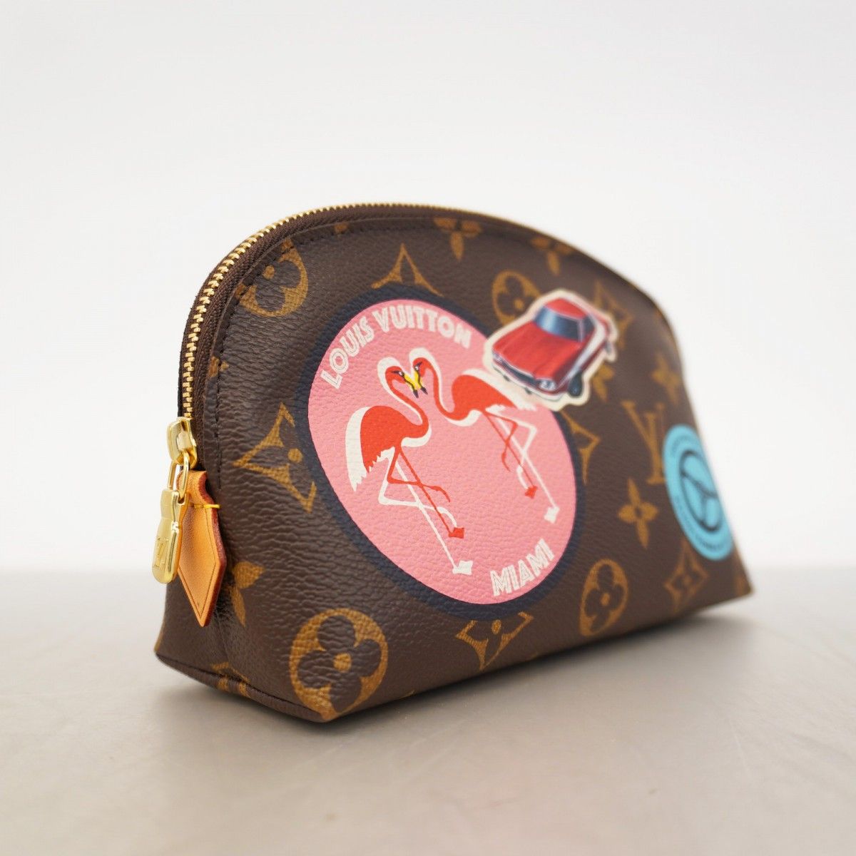 5oc2534 ルイヴィトン ポーチ モノグラム ポシェットコスメティック M41439 ブラウン レディース