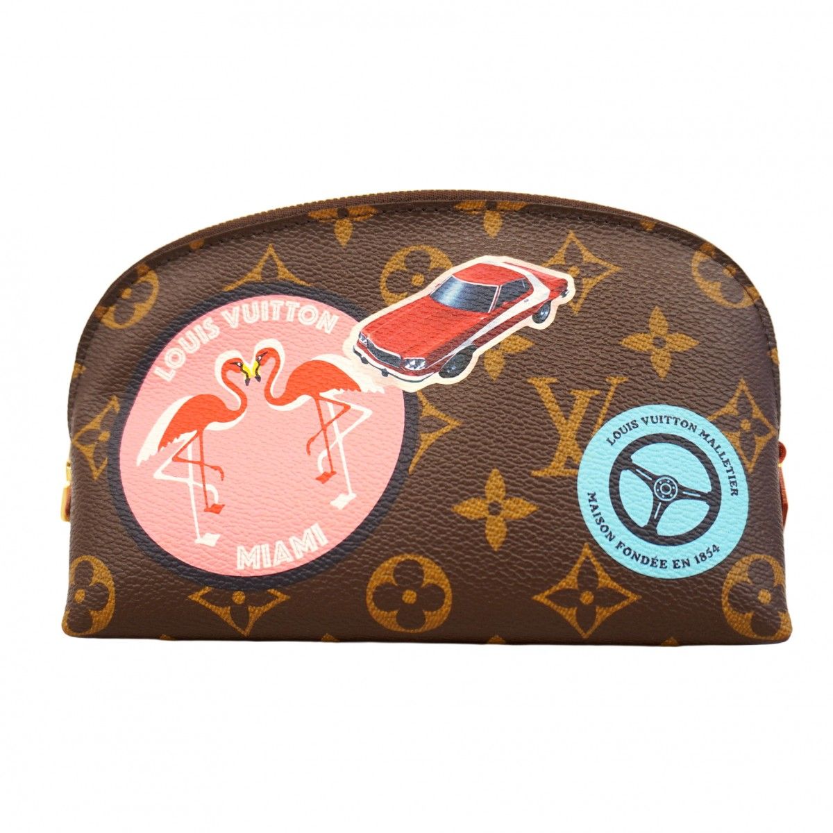 5oc2534 ルイヴィトン ポーチ モノグラム ポシェットコスメティック M41439 ブラウン レディース