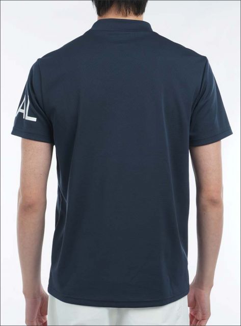 種類17：MGRN(68)/M アドミラルゴルフ カラタッチ ビッグロゴ モックネック 半袖シャツ ウェア メンズ 2025年春夏モデル M-3L ADMA518