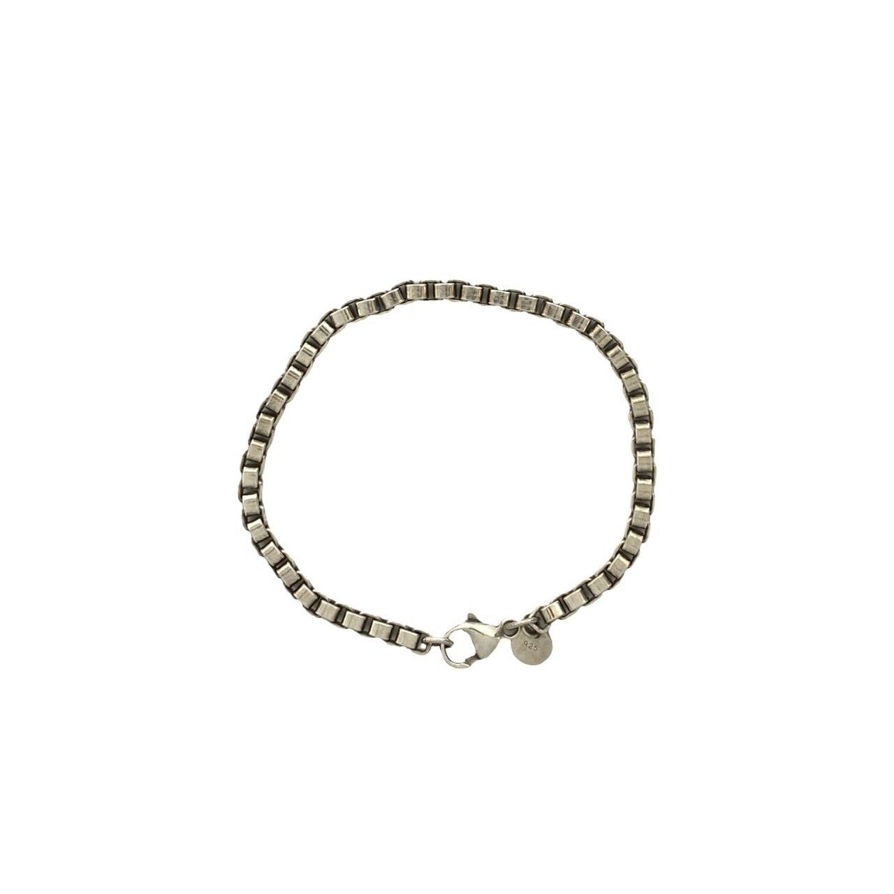 美品 TIFFANY&CO ベネチアンネックレス　ブレスレット　セット 極 美品 TIFFANY&Co. ティファニー ベネチアン ブレスレット シルバー