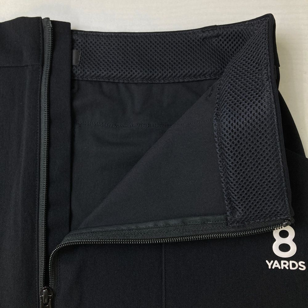 サイズ：L 8YARDS ハチヤーズ ストレッチ ジップスカート ブラック系