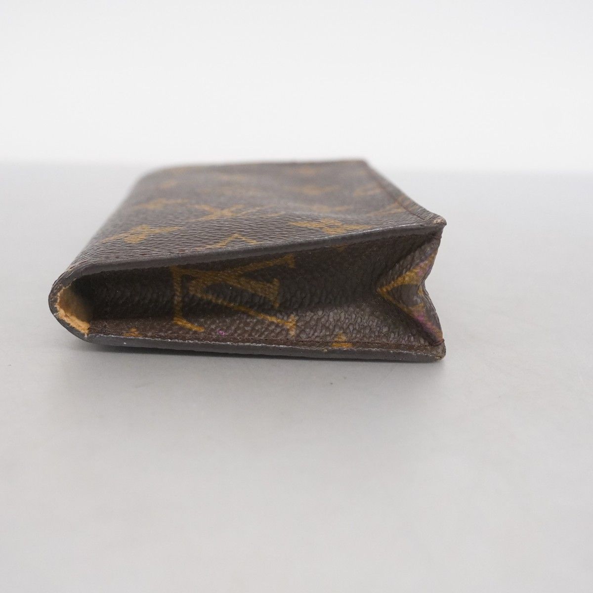 5 oc 2550 ルイヴィトン メガネケース モノグラム エテュイリュネットサーンプル M 62962 ブラウン メンズ レディース ユニセックス