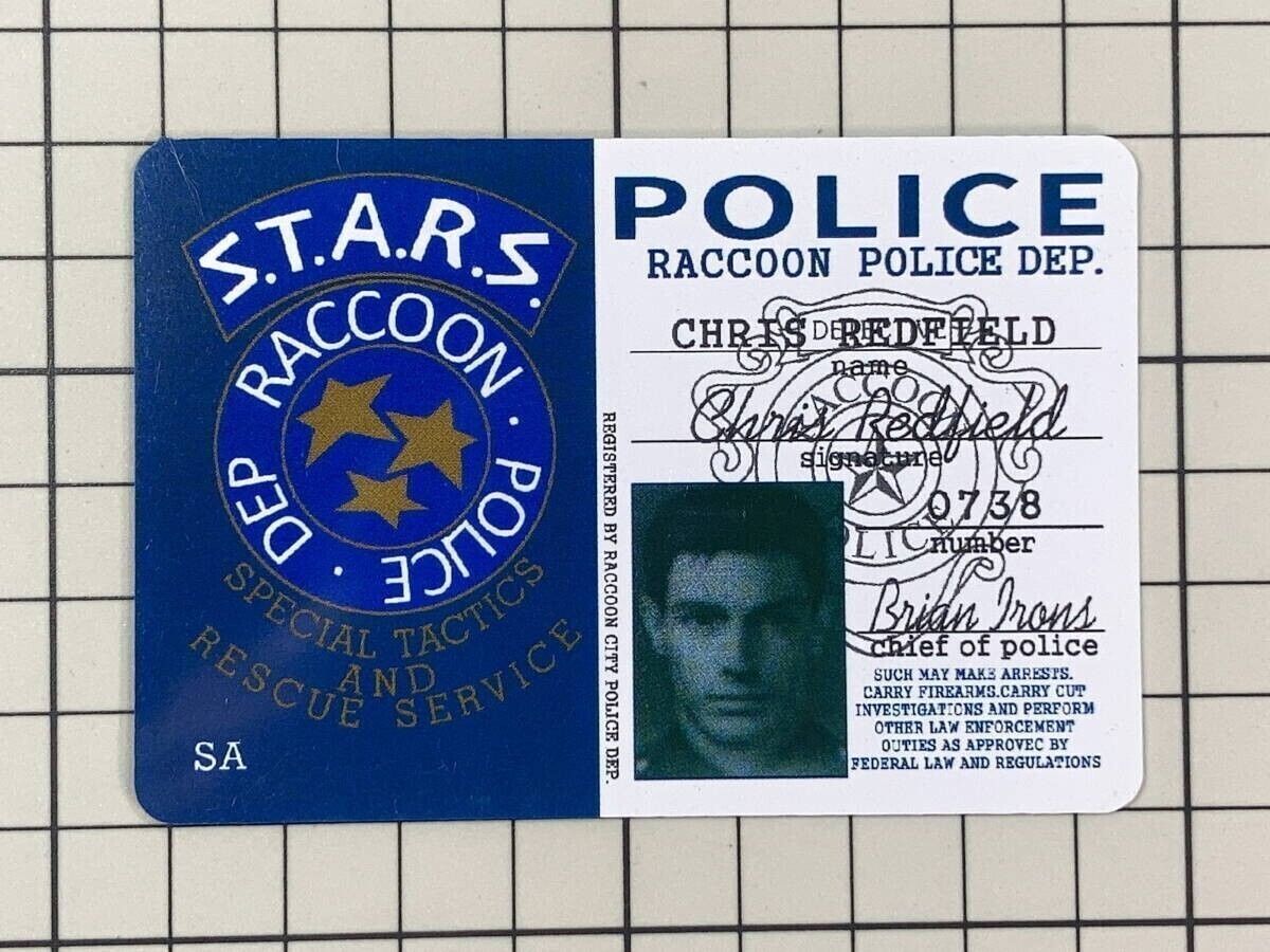 警察手帳 レプリカ クリス・レッドフィールド（バイオハザード