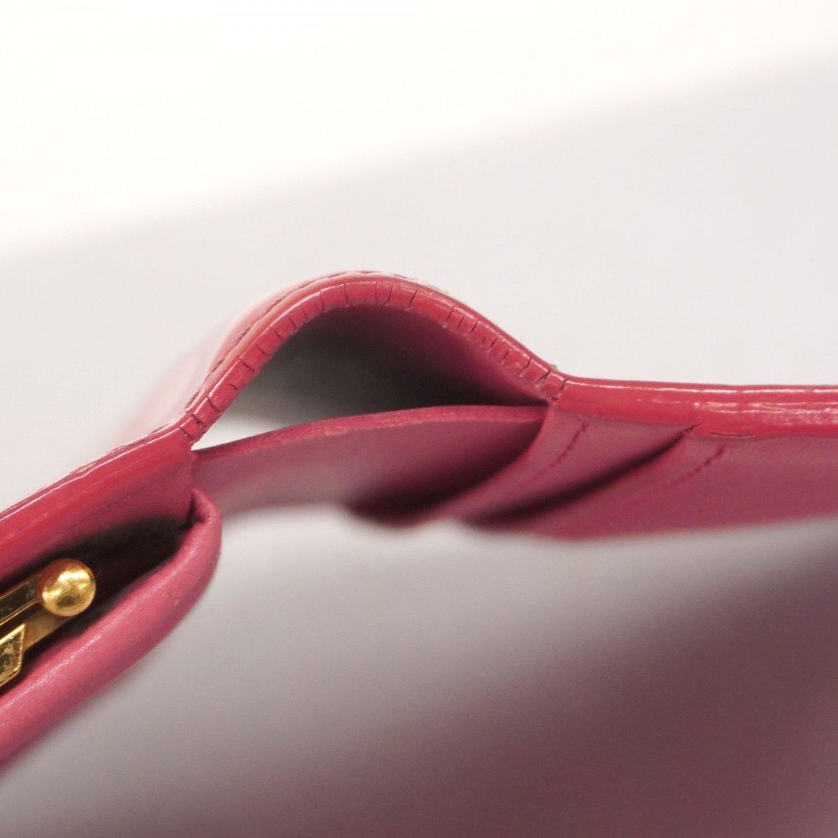 口コミ 5oc2689 ルイヴィトン 財布 ヴェルニ ポルトモネビエヴィエノワ M9141F フランボワーズ レディース