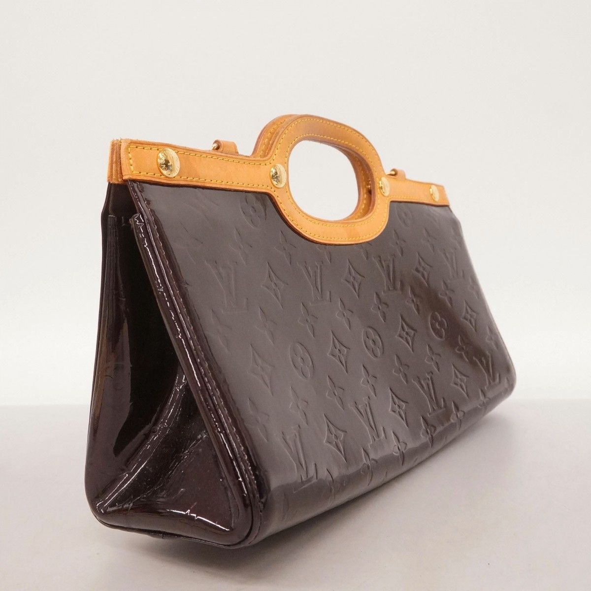 5oc2693 ルイヴィトン ハンドバッグ ヴェルニ ロクスバリードライブ M91995 アマラント 2wayバッグ レディース
