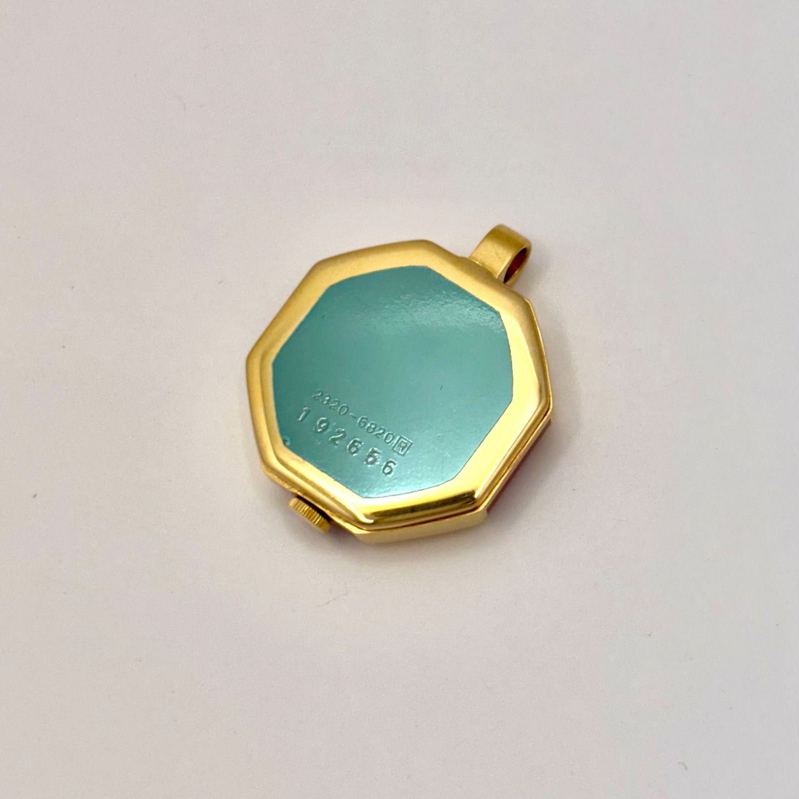 【希少/新品電池】SEIKO セイコー 懐中時計 ペンダントウォッチ オクタゴン ゴールド 2320-6820 192656