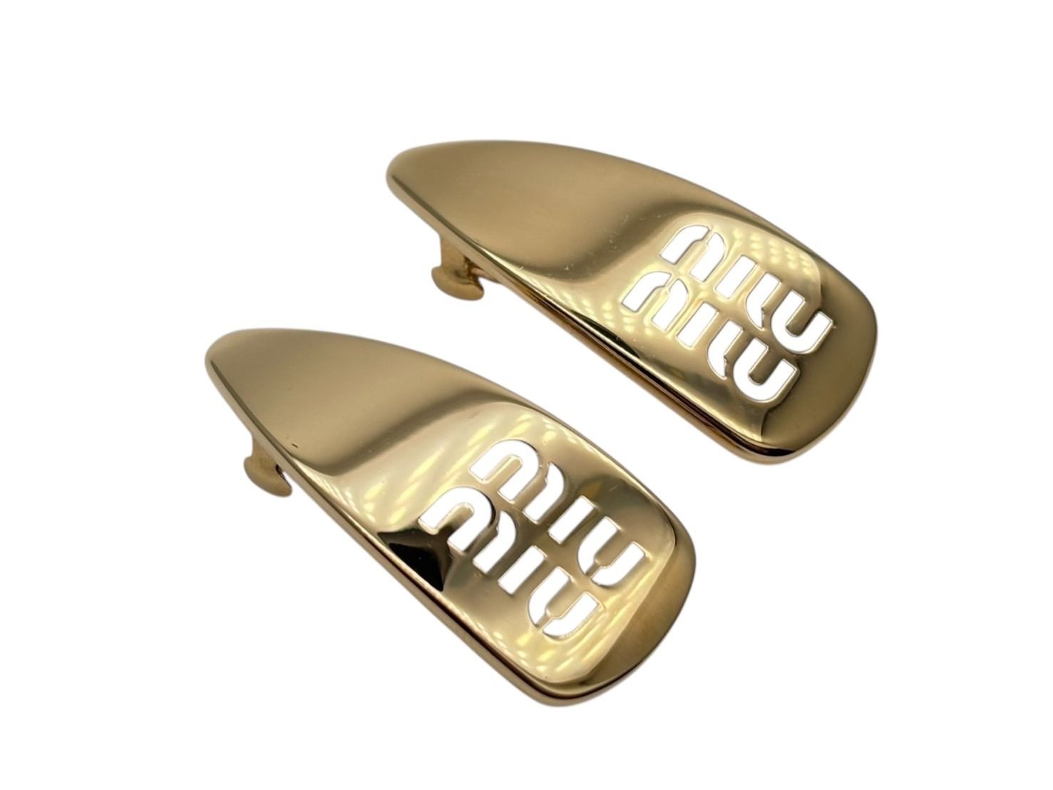 MIU MIU(ミュウミュウ) / ヘアピン/--/ゴールド/レディース | 中古品の