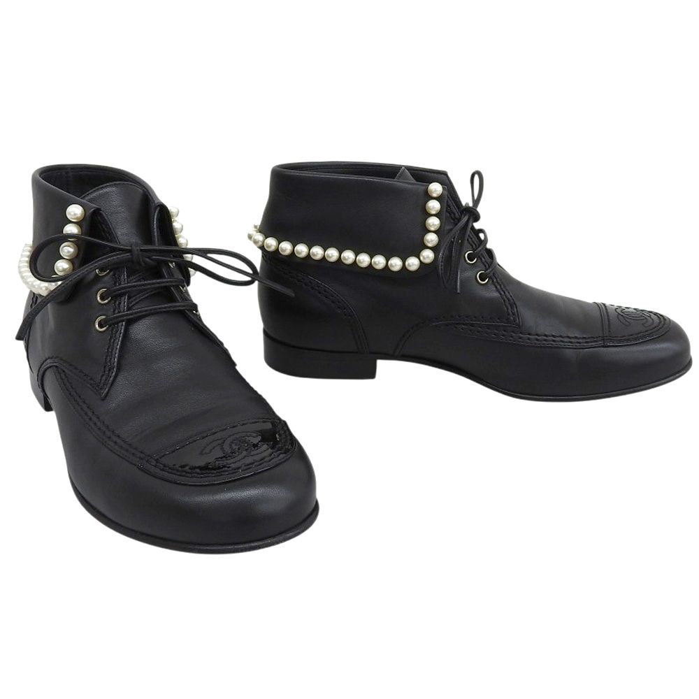 本物保証】 超美品 シャネル CHANEL ココマーク フェイクパール付