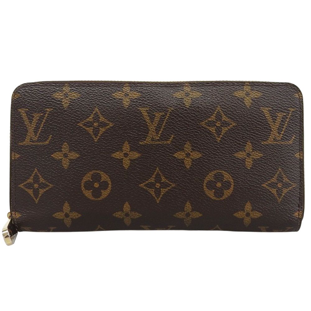 本物保証 ルイヴィトン LOUIS VUITTON モノグラム ジッピーウォレット M60017 ラウンドファスナー長財布