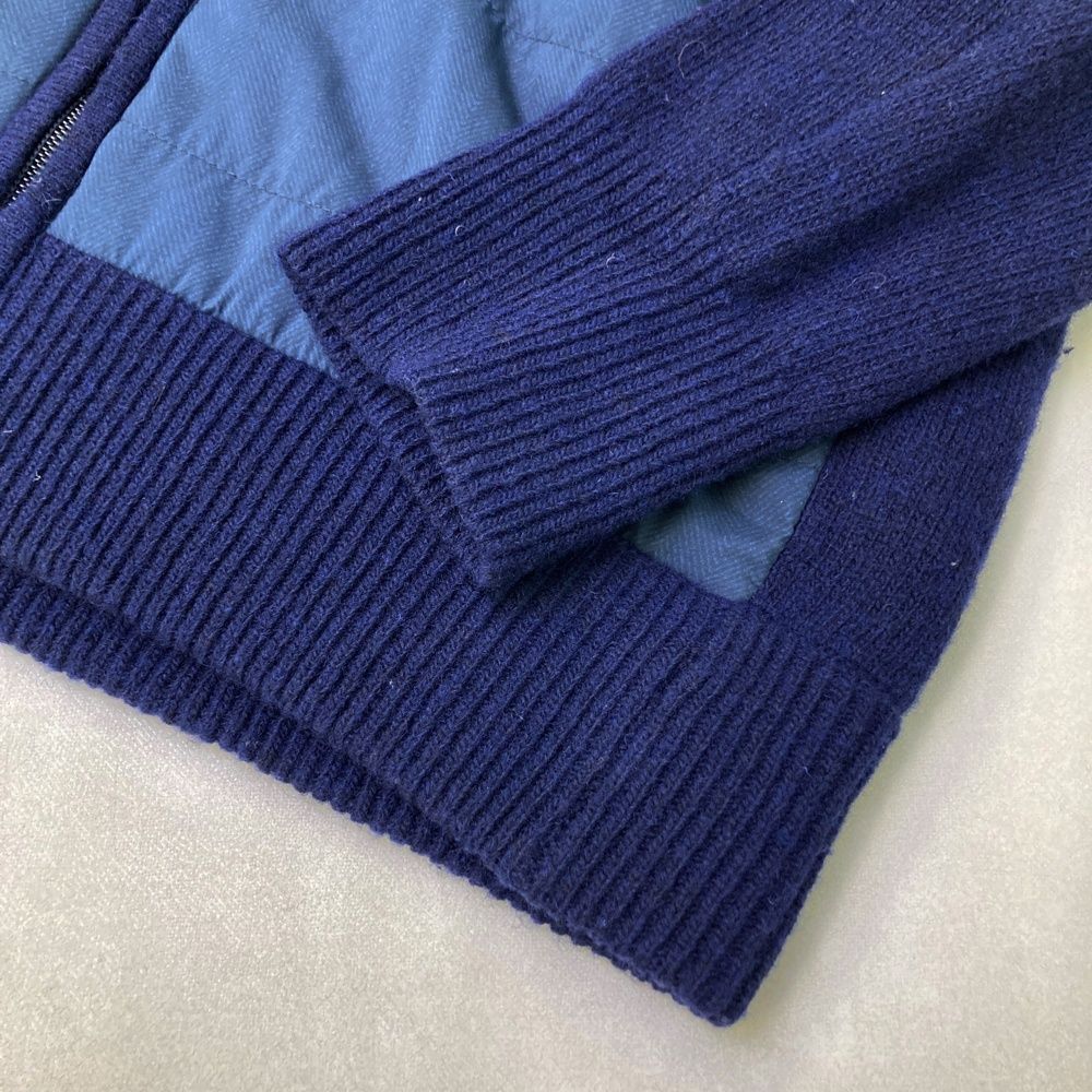 サイズ：L BEAMS GOLF ビームスゴルフ 中綿切替 ニット ジャケット