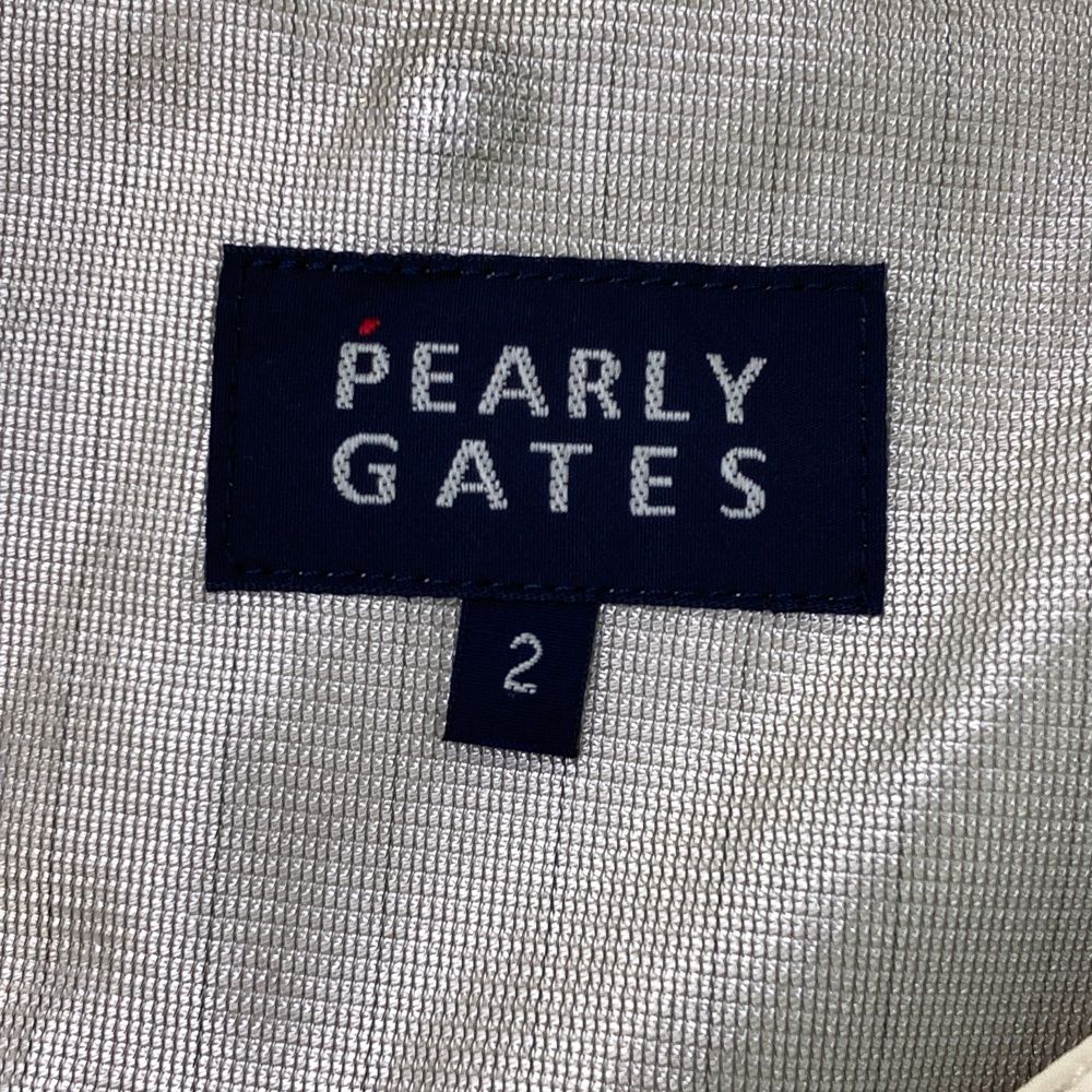 サイズ：2 PEARLY GATES パーリーゲイツ 蓄熱 ナイロンスカート