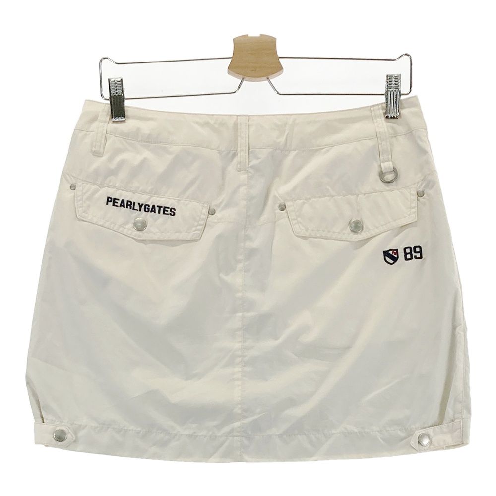 パーリーゲイツレディース蓄熱スカートサイズ00 PEARLY GATES パーリーゲイツ 中綿スカート オレンジ 蓄熱裏地 バック