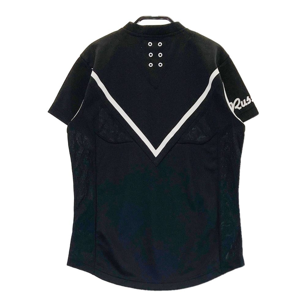 サイズ：1 RUSSELUNO ラッセルノ ハーフジップ 半袖Tシャツ ルチャ