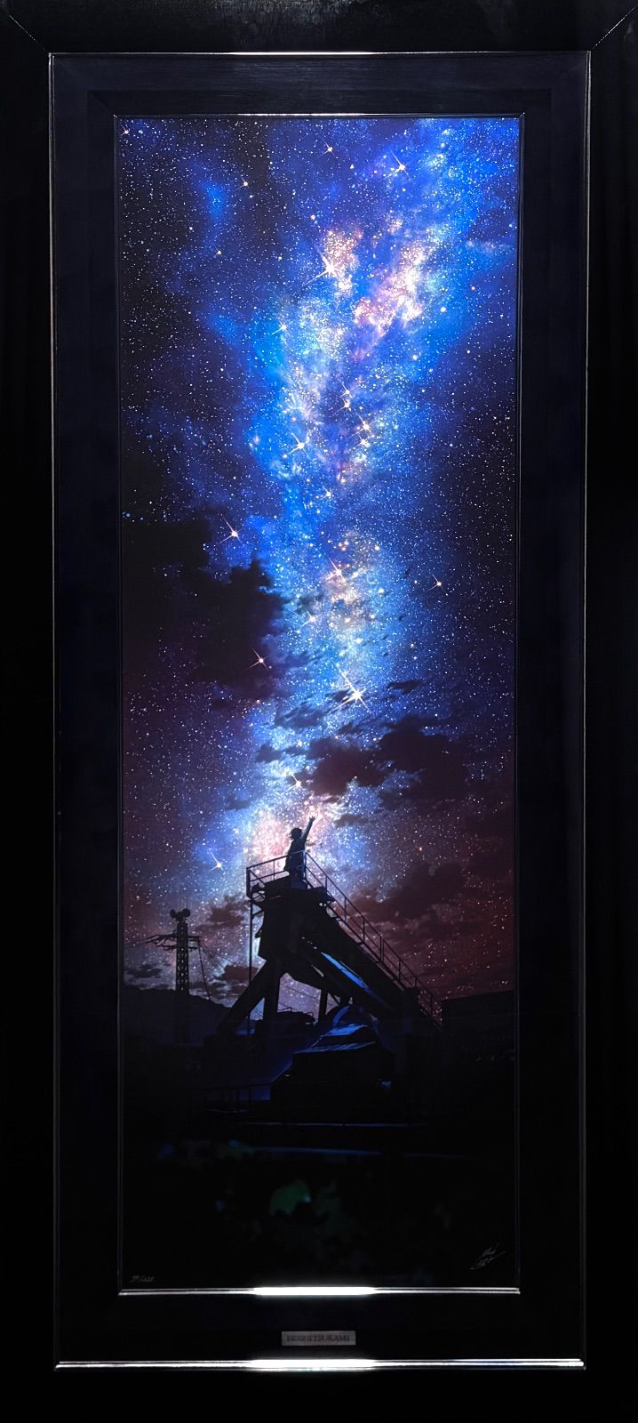 mocha 星つかみ 99/235 ミクスドメディア 版画 真作保証 絵画 保証書付