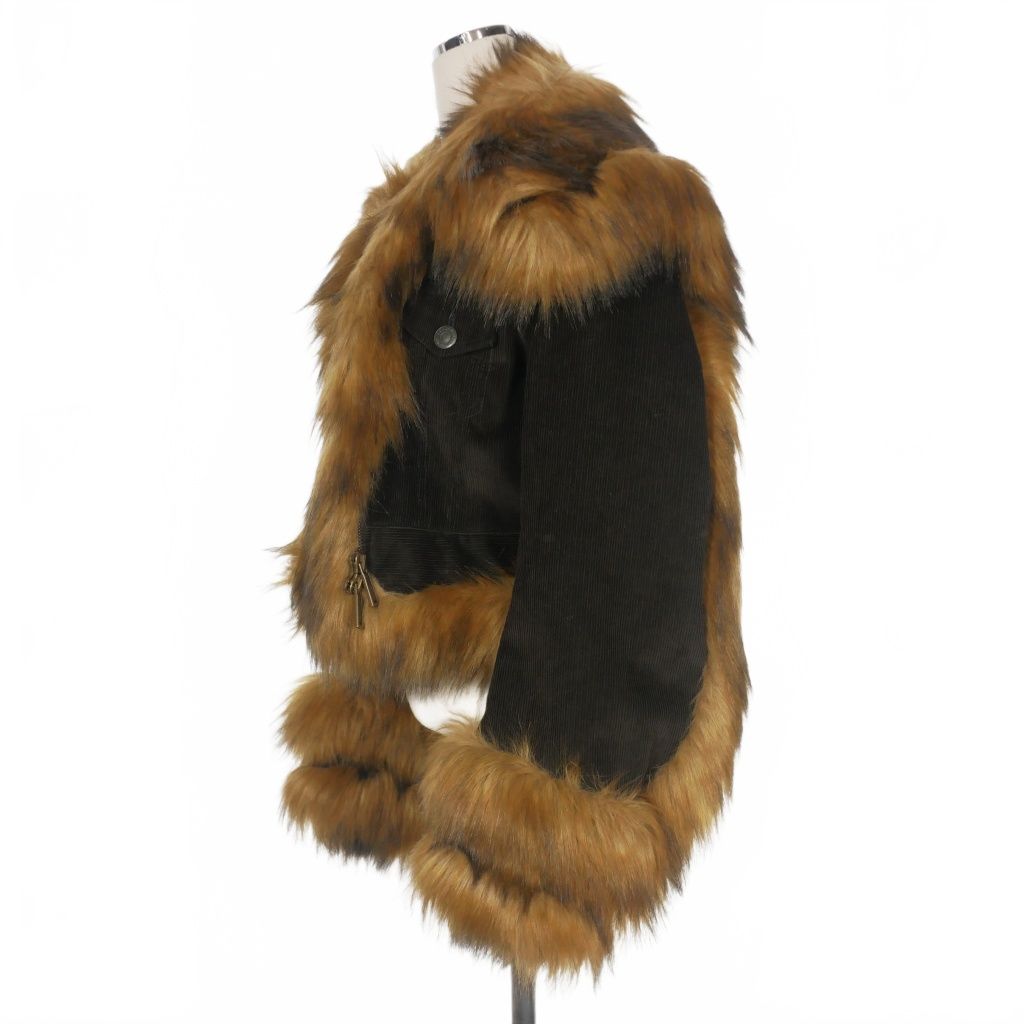 DSQUARED2 デニムファージャケット 36 DSQUARED2 デニムファージャケット 36