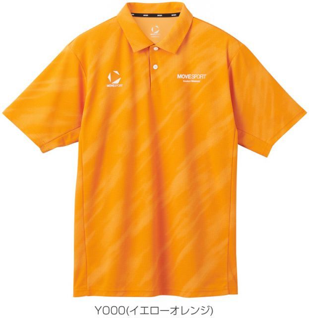 ムーブスポーツ サンスクリーン ミニ鹿の子 総柄グラフィック 半袖