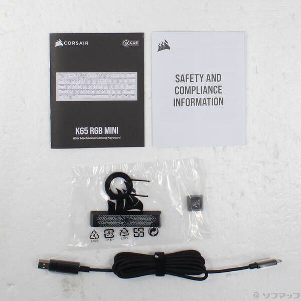 〔 品〕 K65 RGB MINI CH-9194014-JP 銀軸 377 MERCADOAVALIA_COM_BR