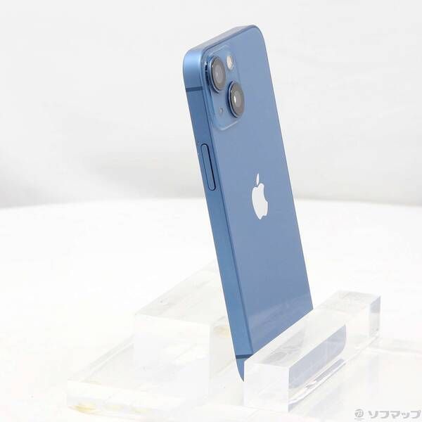 中古品〕 iPhone13 mini 128GB ブルー MLJH3J／A SIMフリー