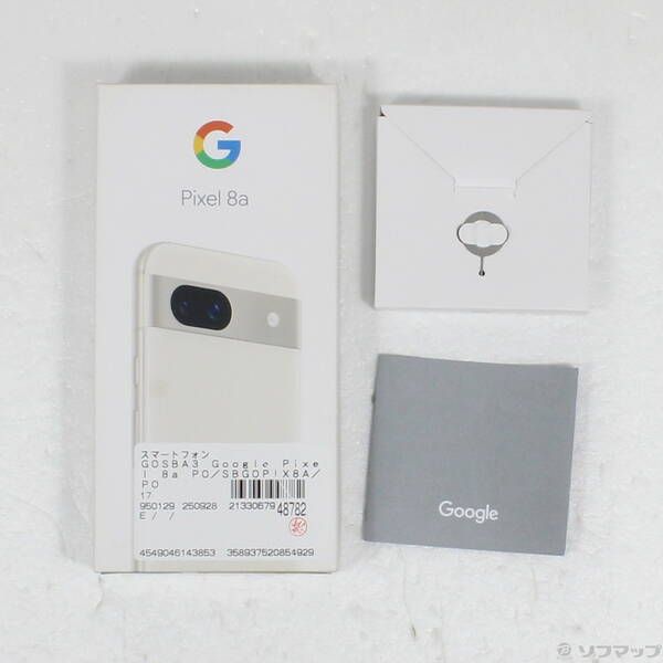中古品〕 Google Pixel 8a 128GB ポーセリン GOSBA3 Softbank SIM