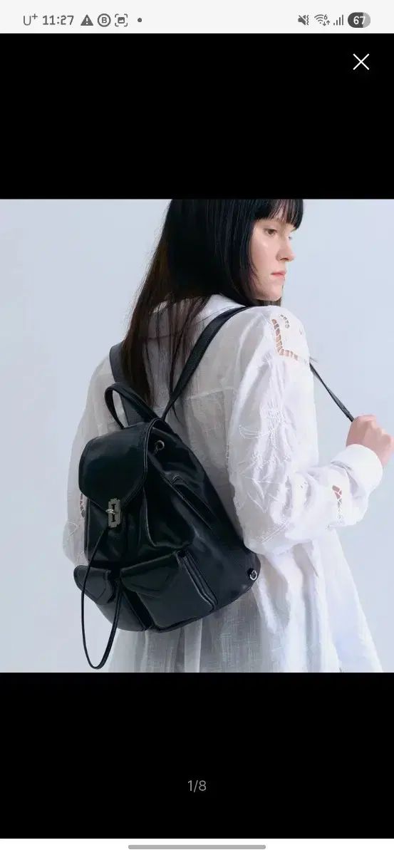 vunque アイボリー バックパック