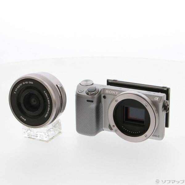 中古品〕 α NEX-5RL パワーズームレンズキット (1610万画素／シルバー