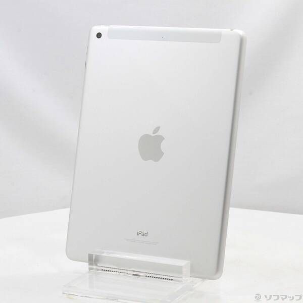中古品〕 iPad 第6世代 32GB シルバー MR6P2J／A auロック解除SIMフリー【
