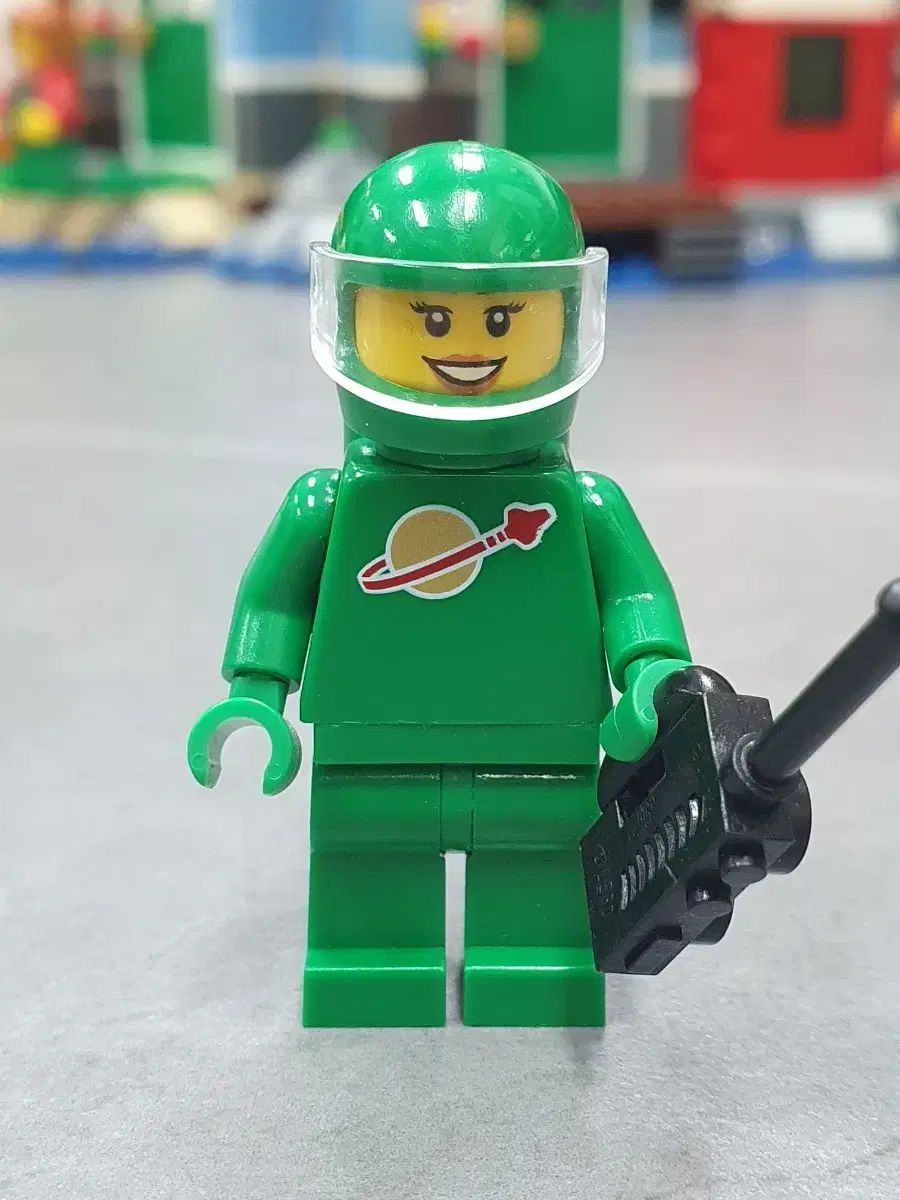 LEGOブロック 宇宙人 緑 color idea008