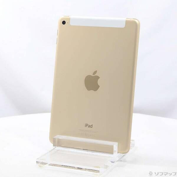 中古品〕 iPad mini 4 64GB ゴールド MK752J／A auロック解除SIMフリー