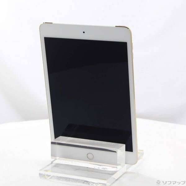 中古品〕 iPad mini 4 64GB ゴールド MK752J／A auロック解除SIMフリー