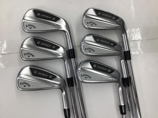 キャロウェイ APEX PRO 2025 6 S アイアンセット IR 特注シャフト フレックスS メンズ 男性用 右利き 右用 Cランク ゴルフクラブ