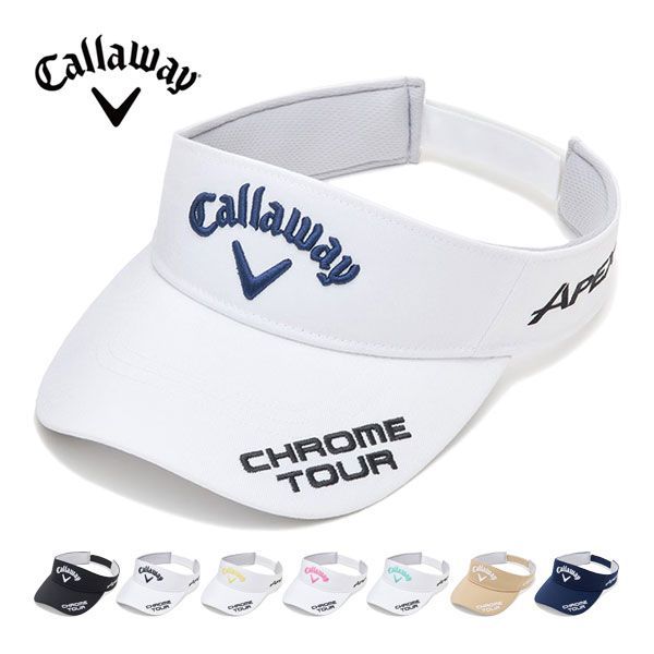 キャロウェイ ツアーモデル RTW サンバイザー WM 25 JM ゴルフウェア