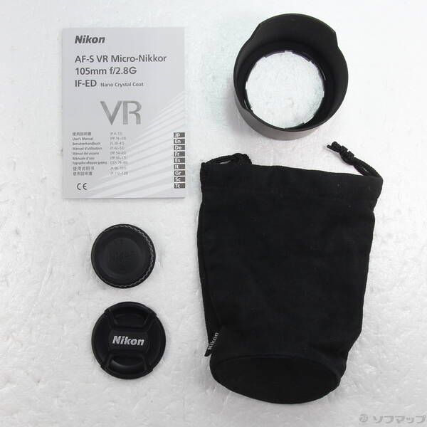  〔 品〕 Nikon AF S VR ED 105 mm F 2 8 G Micro 344 レンズ(ズーム) カメラ