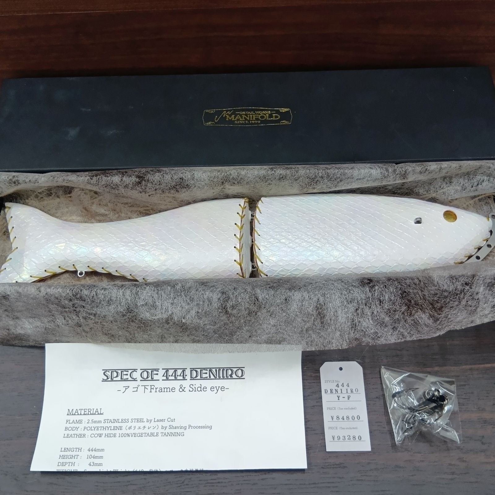 マニーフォールド MANIFOLD デニイロ 444 White Rainbow ルアー OLIVEOS_COM_TR