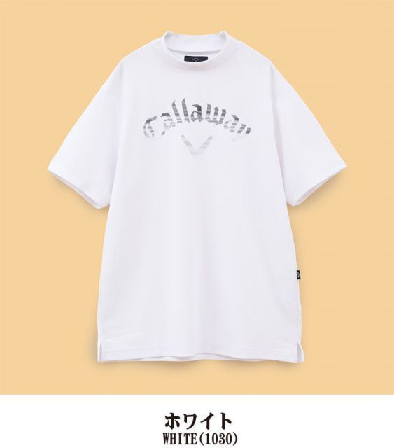 ホワイト スカル刺繍 ゴルフシャツ46 ルコックスポルティフ（lecoqsportif）（メンズ）ゴルフウェア 接触冷