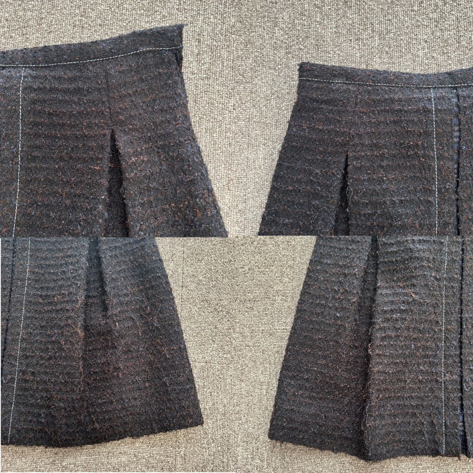 LOUIS VUITTON ツイードスカート LOUIS VUITTON ルイ・ヴィトン アクリル ツイード スカート 34