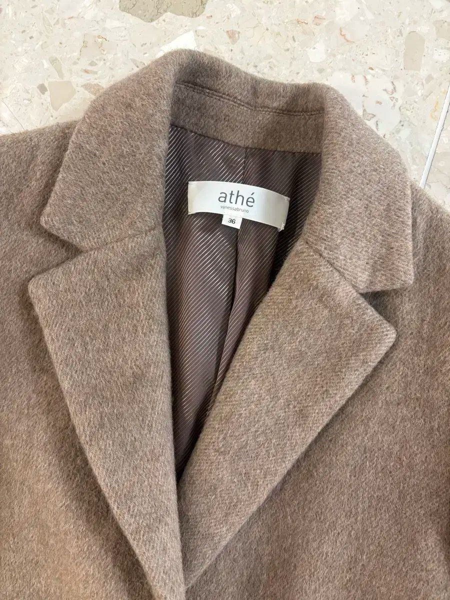 ヴァネッサ ブリューノ アッテ ウールアルパカ ロングコート