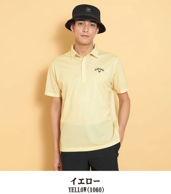 種類11：ネイビー(1120)/4L キャロウェイ かざあなメッシュ メランジプリント ロングパンツ ゴルフウェア メンズ 2025年春夏モデル S-4L C25126110 