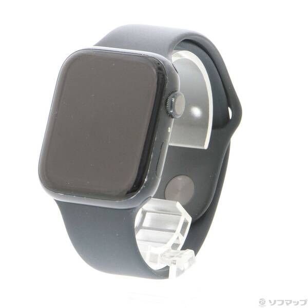 〔 品〕 Apple Watch Series 8 GPS 45mm ミッドナイトアルミニウムケース ミッドナイトスポーツバンド 269