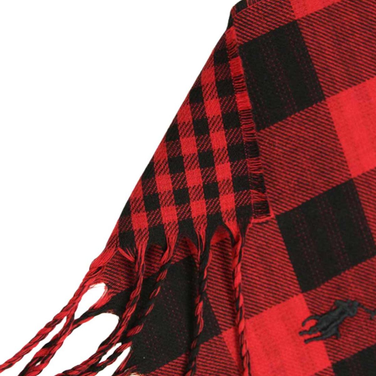 ラルフローレン Ralph Lauren マフラー ストール スカーフ 薄手 小物 リバーシブル チェック PC1007 620 レディース メンズ ユニセックス レッド ブラック