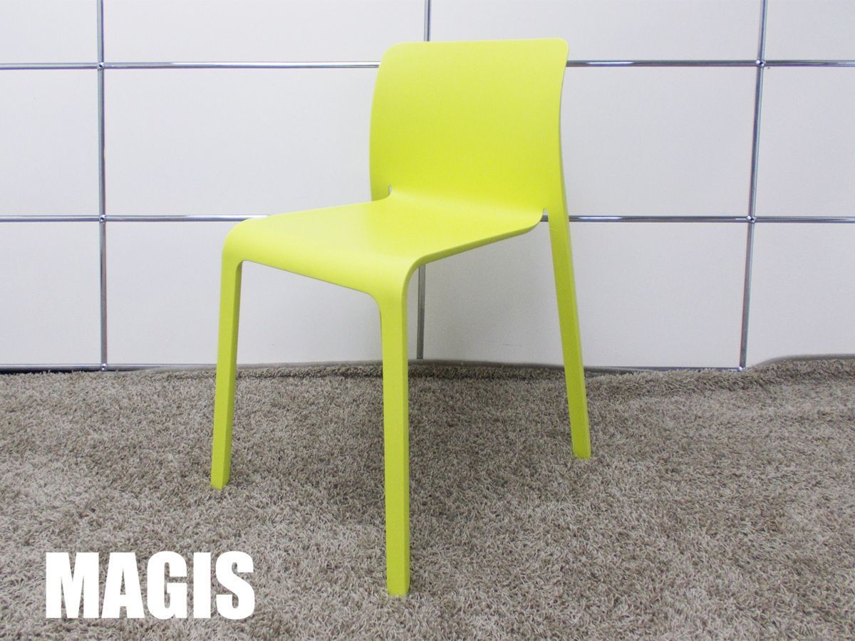 MAGIS マジス CHAIR FIRST チェア ファースト スタッキングチェア ライムグリーン ステファノ ジョバンノーニ