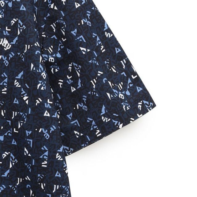 種類8：ホワイト(1030)/3L キャロウェイ 幾何学ロゴプリント カノコ